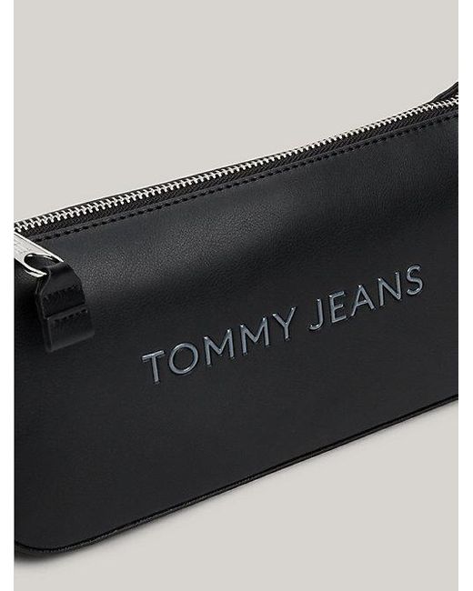Bolso de hombro Essential con logo en relieve Tommy Hilfiger de color Black