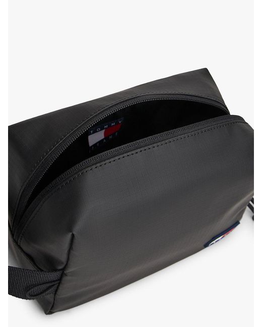Tommy Hilfiger Black Essential Tech Ripstop Washbag for men