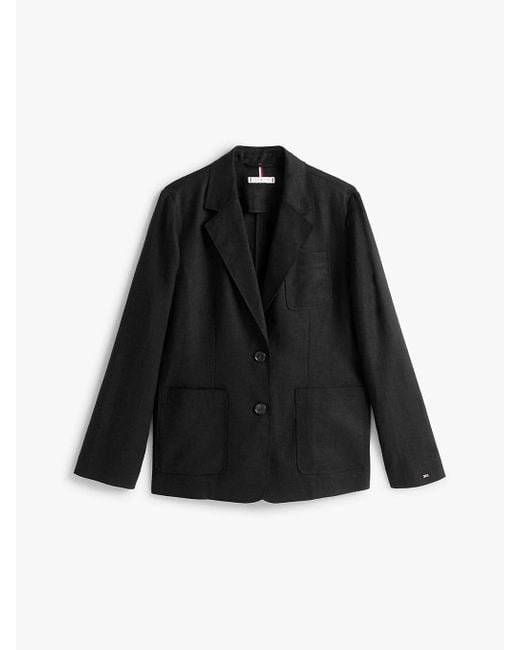Blazer Regular Fit di Tommy Hilfiger in Black