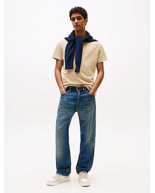 Tommy Hilfiger T-Shirt Mit Farblich Abgestimmtem Tommy-Badge in Blue für Herren