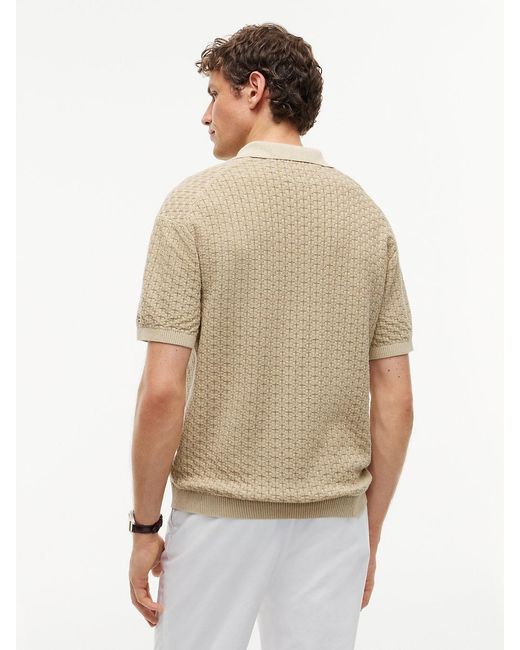 Tommy Hilfiger Natural Washed Structured Polo Shirt for men