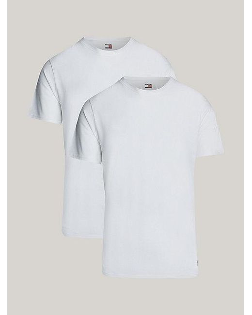 Tommy Hilfiger 2er-Pack Heritage Essential Badge-T-Shirts in White für Herren