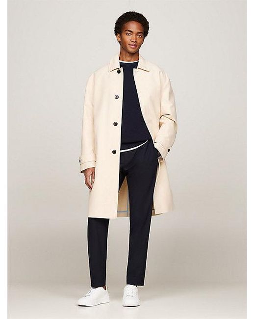 Abrigo Con Mangas Tres Cuartos Tommy Hilfiger de hombre de color Natural