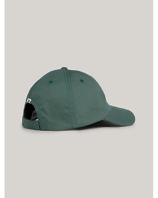 Gorra de béisbol con logo bordado Tommy Hilfiger de hombre de color Green