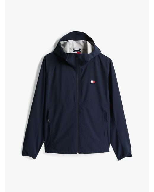 Giacca A Vento Relaxed Fit Con Zip di Tommy Hilfiger in Blue da Uomo