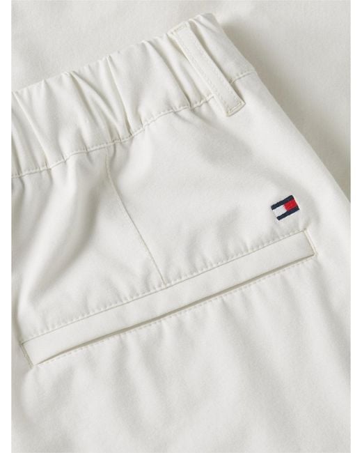 Tommy Hilfiger Natural Dover Flag Embroidery Regular Fit Chino Shorts for men