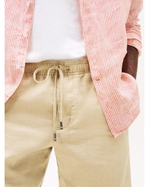 Shorts Harlem Relaxed Fit di Tommy Hilfiger in Pink da Uomo