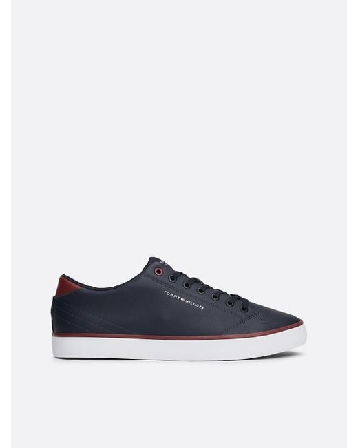 Tommy Hilfiger Blue Colour-pop Logo Trainers for men