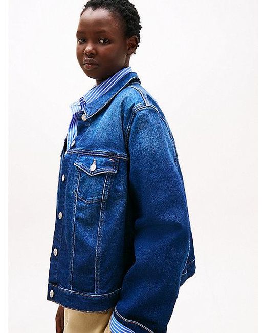 Tommy Hilfiger Blue Jeansjacke CRV DNM NEW DOREEN SLIM JACKET