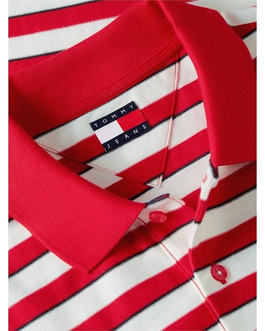 Tommy Hilfiger Blue Regular Fit Stripe Jersey Polo Shirt for men