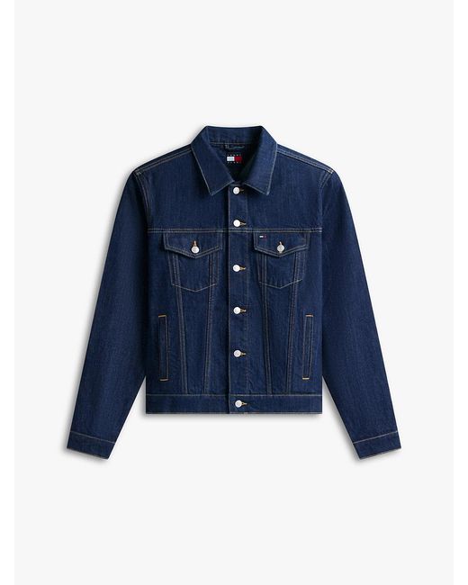 Tommy Hilfiger Blue Ryan Regular Denim Trucker Jacket for men