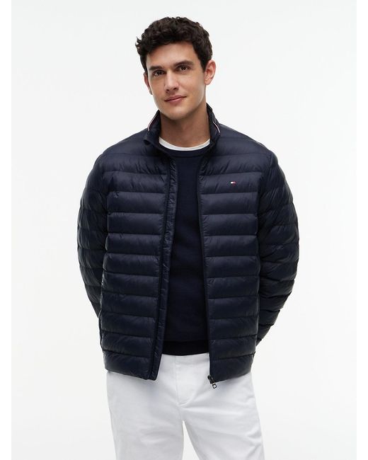 Tommy Hilfiger Blue Packable Quilted Jacket for men