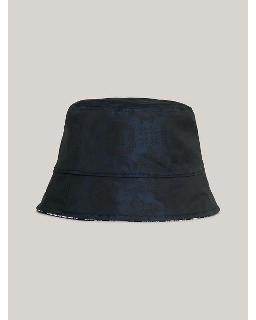 Tommy Hilfiger Blue Tommy X Clot Reversible Stripe Bucket Hat for men