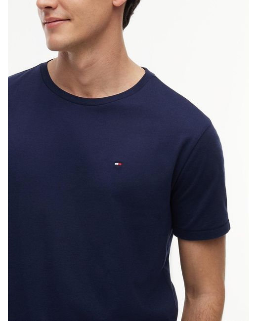 Tommy Hilfiger Blue Organic Cotton T-shirt for men