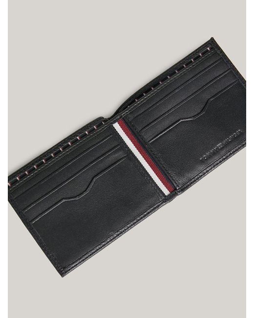 tommy hilfiger leather bifold wallet