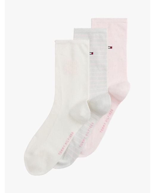 Coffret Cadeau 3 Paires De Chaussettes Tommy Hilfiger en coloris Pink
