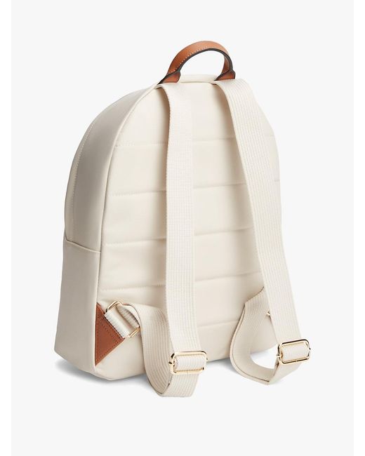 Tommy Hilfiger Natural Th Monogram Dome Backpack