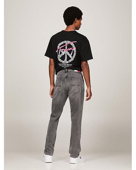 Tommy Hilfiger Ryan Regular Straight Faded Zwarte Jeans in het Gray voor heren