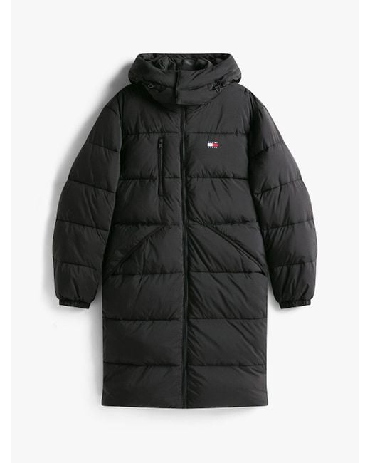 Parka Longue Décontractée À Capuche Tommy Hilfiger pour homme en coloris Black