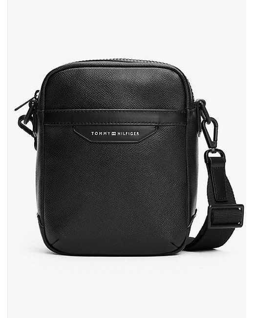 Tommy Hilfiger Th Business Leren Reportertas in het Black voor heren