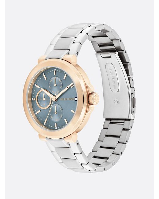 Tommy Hilfiger Stainless Steel Blue Dial Bracelet Watch