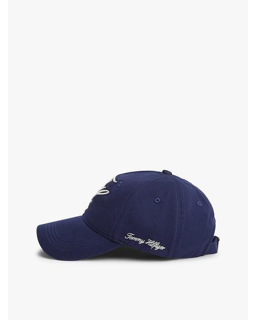 Tommy Hilfiger Blue Logo Embroidery Baseball Cap