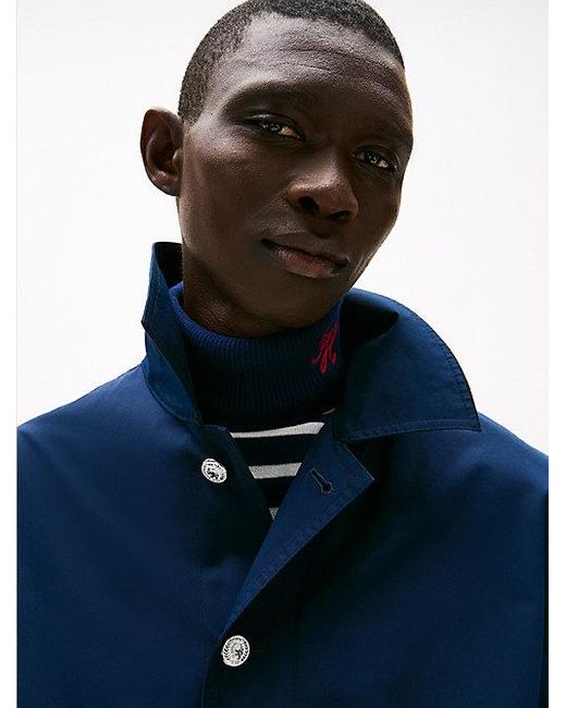 Tommy Hilfiger The Runway Collection Oversized Utility-Jack in het Blue voor heren