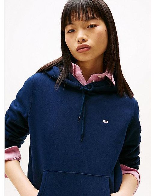 Sudadera Con Capucha, Logo Y Cordón Tommy Hilfiger de color Blue