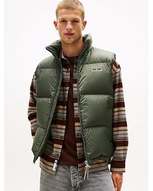 Tommy Hilfiger Alaska Ripstop Bodywarmer in het Green voor heren