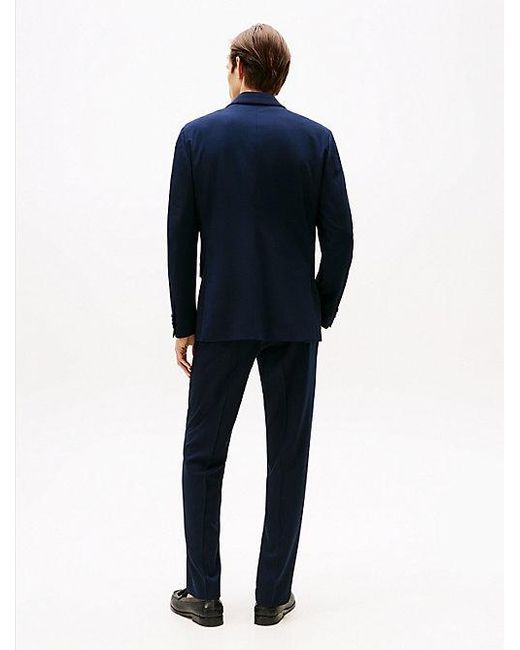 Tommy Hilfiger Anzug Aus Twill Mit Wolle in Blue für Herren