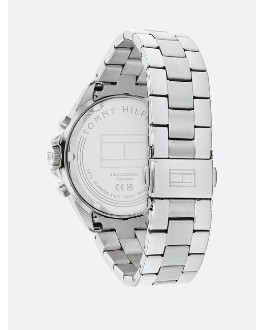 Tommy Hilfiger White Dial Stainless Steel Bracelet Watch