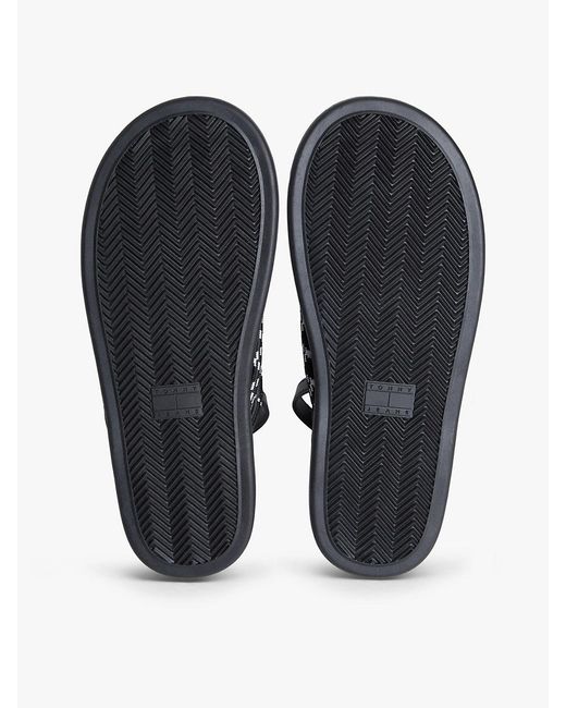 Tommy Hilfiger White Rope Strap Slingback Flip-Flops