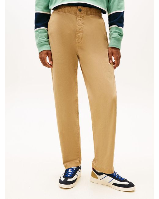 Tommy Hilfiger Green Sonny Tapered Twill Chinos for men