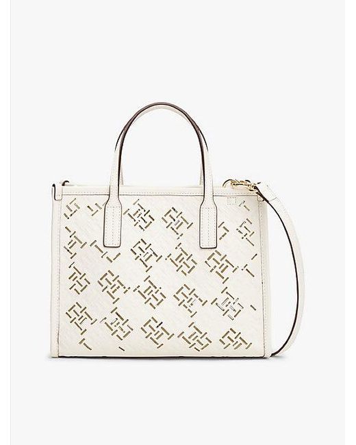 Tommy Hilfiger Natural City Tote-Bag Mit Th-Monogramm-Design