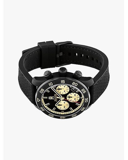Tommy Hilfiger Schwarzer Chronograf Mit Th-Monogramm in Black für Herren
