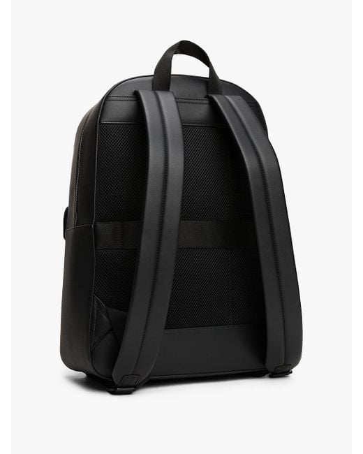 Zaino Con Logo di Tommy Hilfiger in Black da Uomo