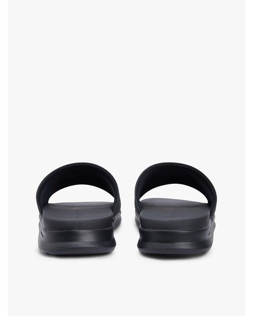 Tommy Hilfiger White Hilfiger Monotype Pool Slides for men