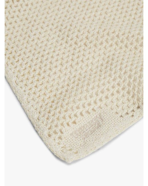 Tommy Hilfiger White Logo Embroidery Woven Bandana
