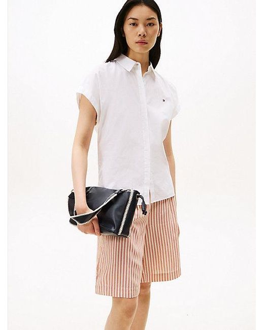 Tommy Hilfiger White Th Soft Beach Beuteltasche
