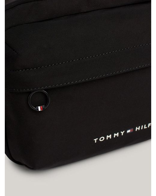 Tommy Hilfiger Blue Logo Small Crossover Camera Bag for men