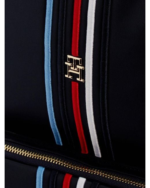 Tommy Hilfiger Blue Signature Th Monogram Small Dome Backpack