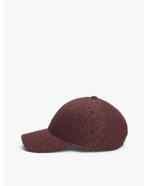 Tommy Hilfiger Purple Th Monogram Jacquard Baseball Cap