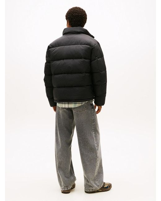 Doudoune Décontractée Froissée Déperlante Tommy Hilfiger pour homme en coloris Black