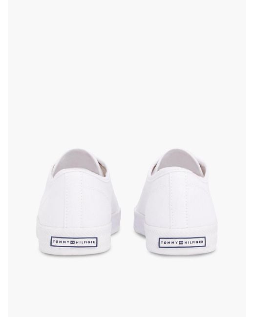 Tommy Hilfiger White Essential Nautical Trainers