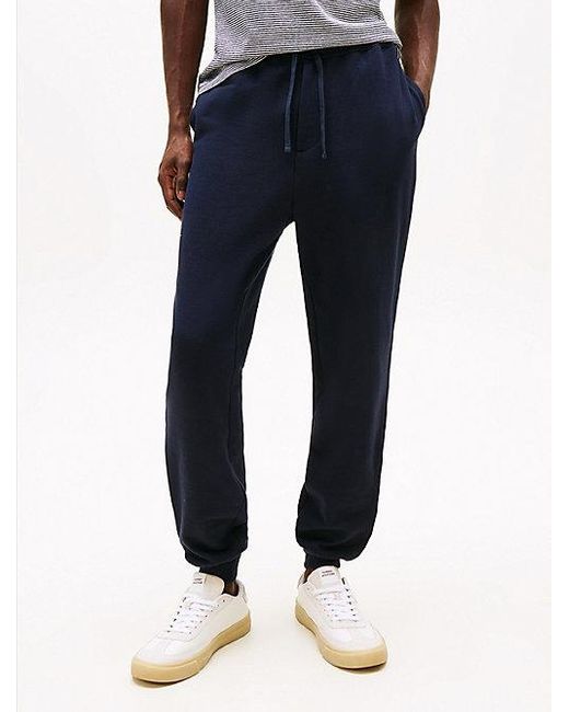 Tommy Hilfiger Jogger Met Boorden En Signature-Streep in het Blue voor heren