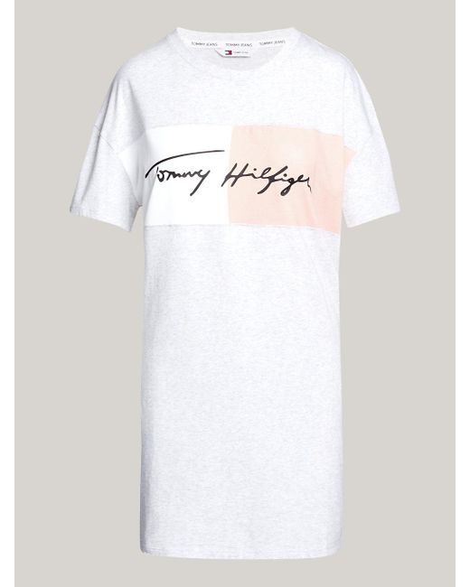 Tommy Hilfiger Natural Heritage Oversized Logo Short Sleeve Nightdress