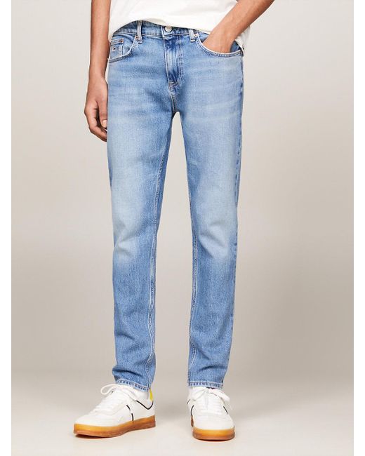 Tommy Hilfiger Blue Classic Austin Slim Tapered Jeans for men