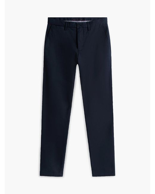 Tommy Hilfiger Blue 1985 Denton Straight Chinos for men