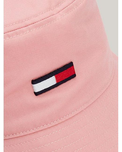 Sombrero de pescador con logo alargado Tommy Hilfiger de color Pink
