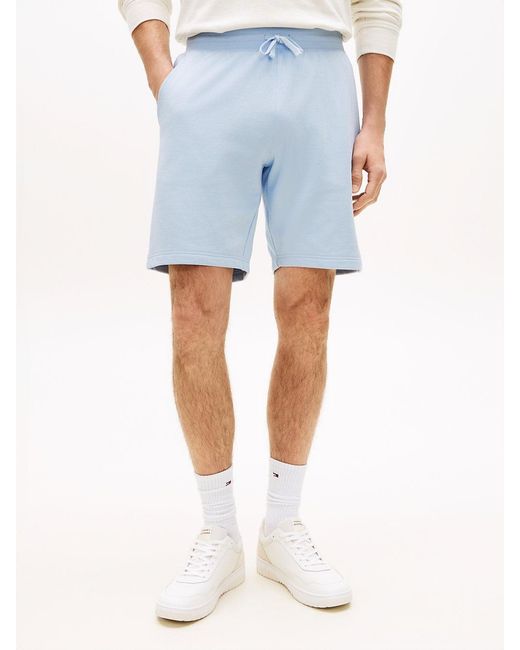 Tommy Hilfiger Red Flag Embroidery Terry Sweat Shorts for men
